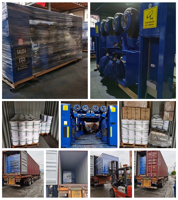 南美洲KW-07LF龍門無人值守洗車裝箱發貨